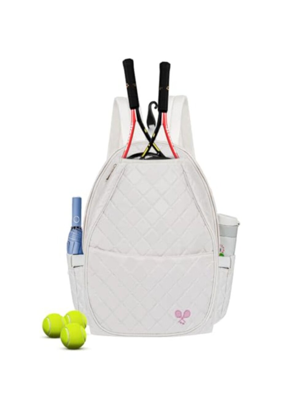 Waterproof Tennis Pickleball Backpack Sling Tote 30L Gym Travel